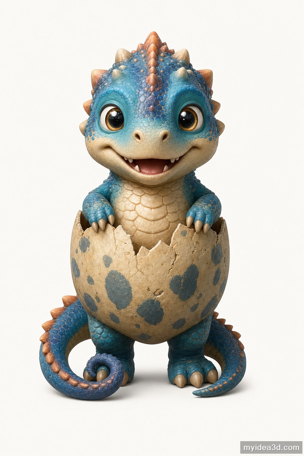Baby Hatchling Dinosaur - front
