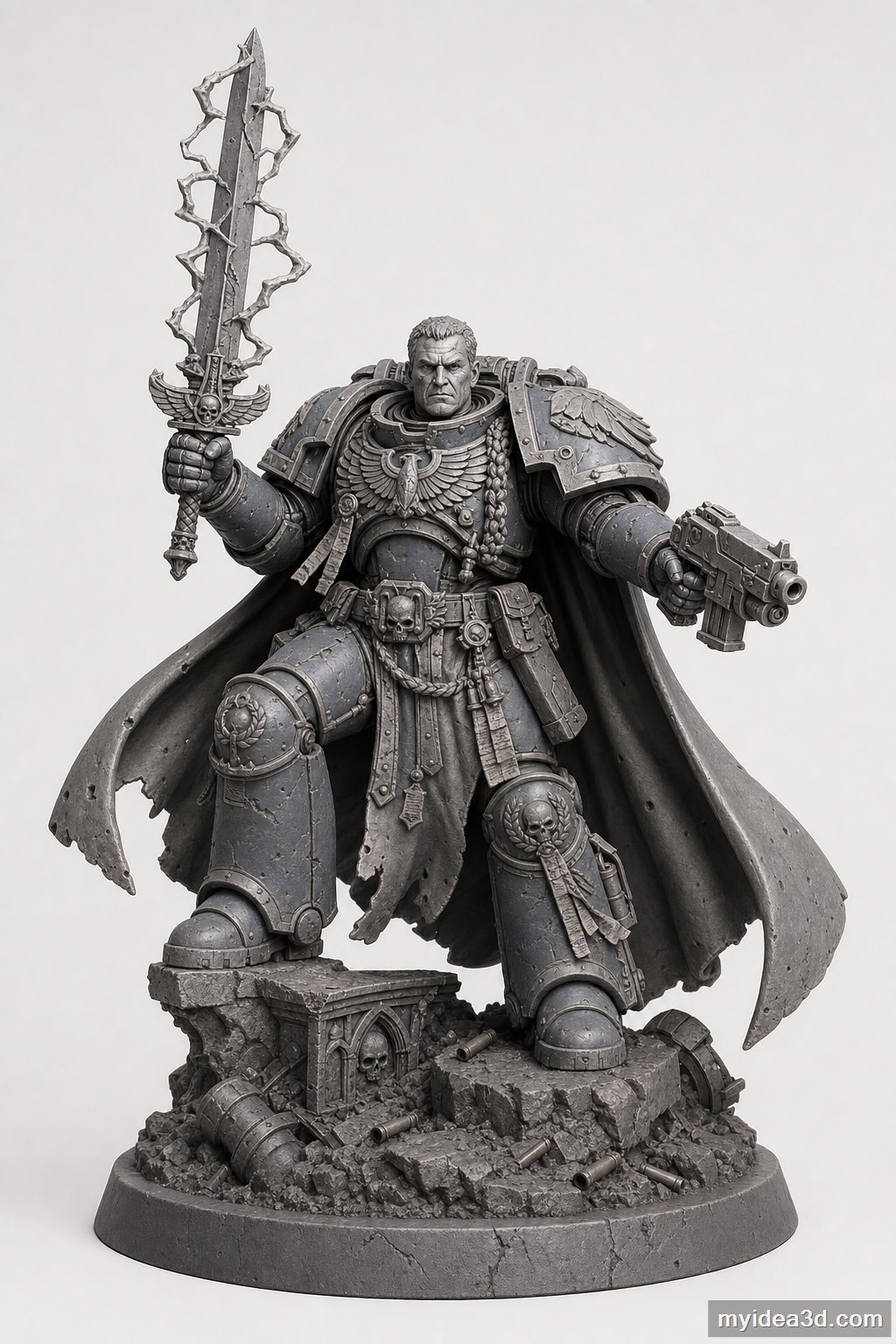 Heroic Ultramarines Captain - front