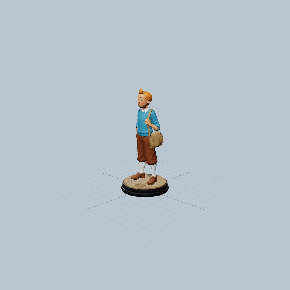 Boy detective character (tintin)