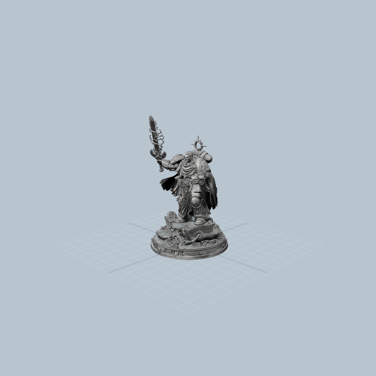 Space marine hero captain of the Ultramarines